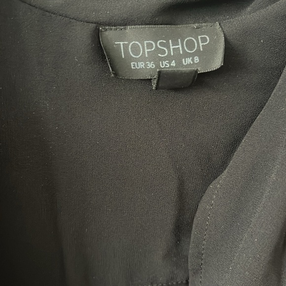 Drape Front Button Closure Blouse - Picture 4 of 4